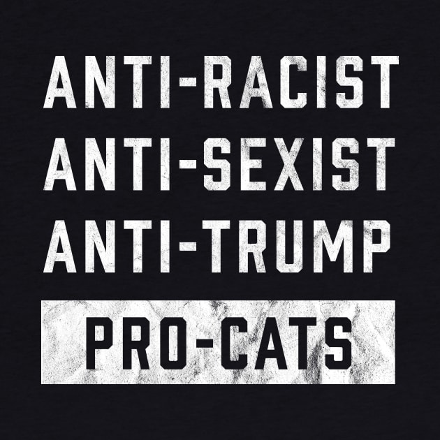 Anti Trump Funny Cat Lover by mindeverykind